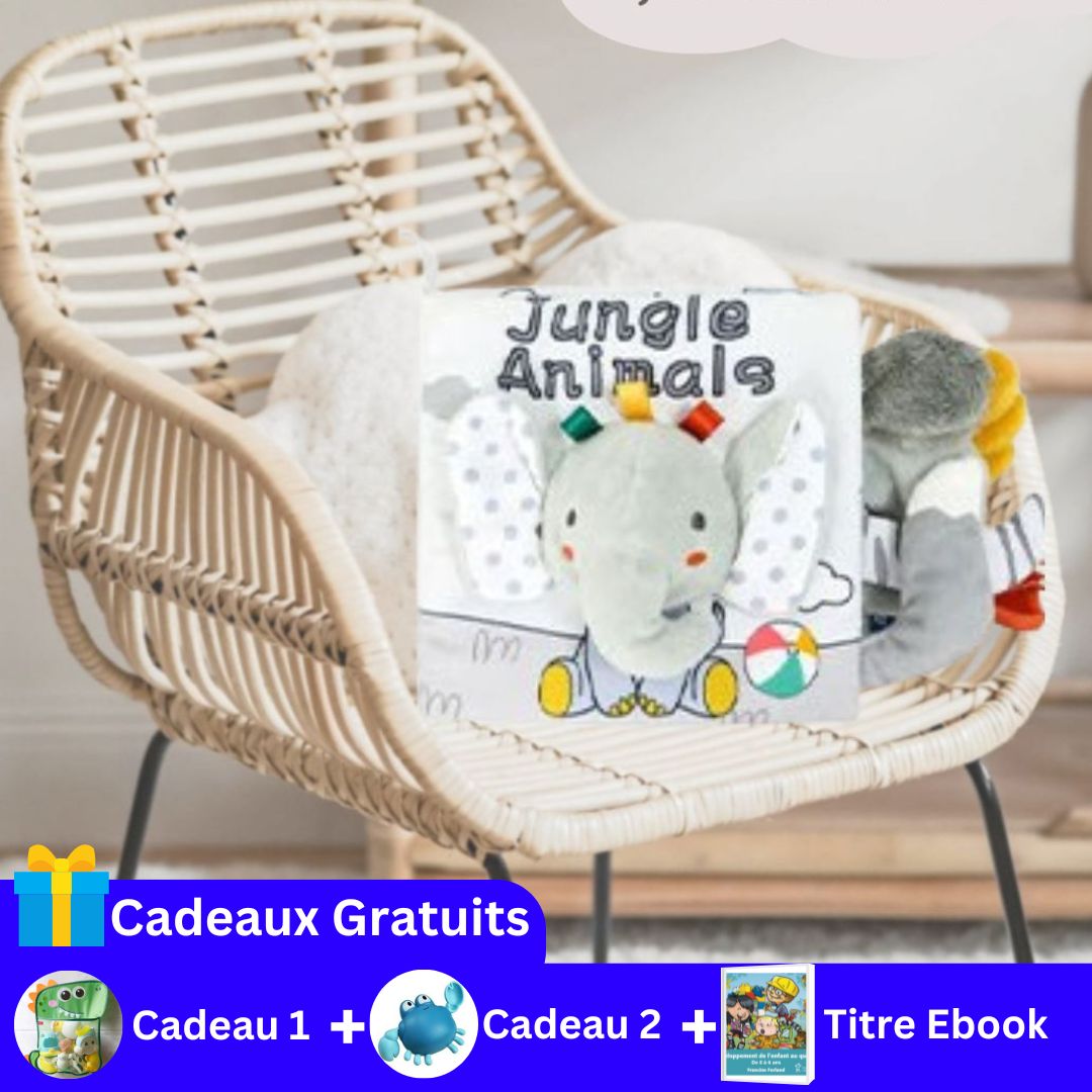 LIVRE-TISSU-BEBE-ELEPHANT-OFFRE