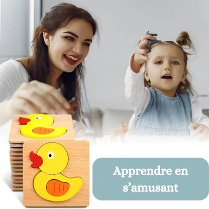PUZZLE-EN-BOIS-3D-CANARD-ACCOMPLIR