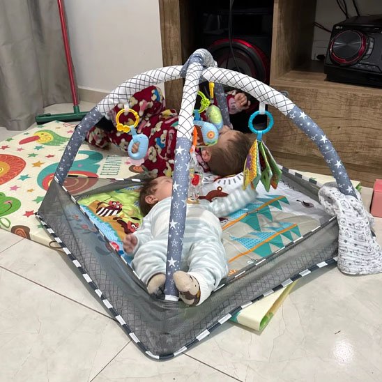 Tapis d'Éveil – Sensoriel – gris